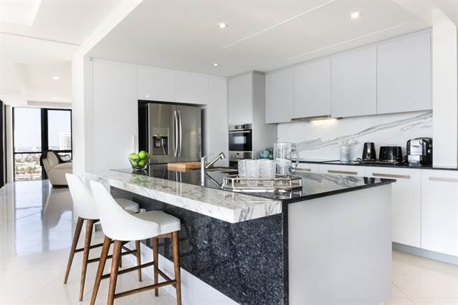 中島型廚房設計示意圖